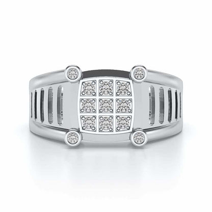 Royal Ring For Men - White Gold - Image 4