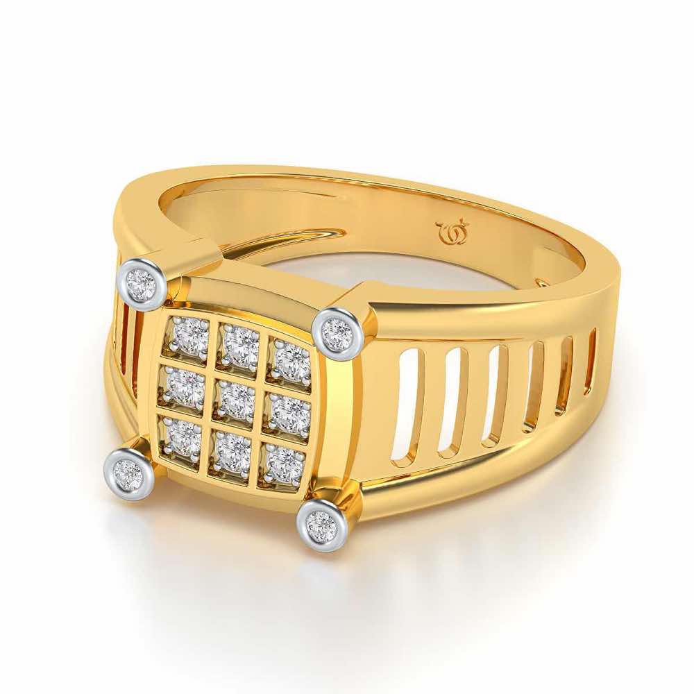 Royal Ring For Men - Yellow Gold - Image 2
