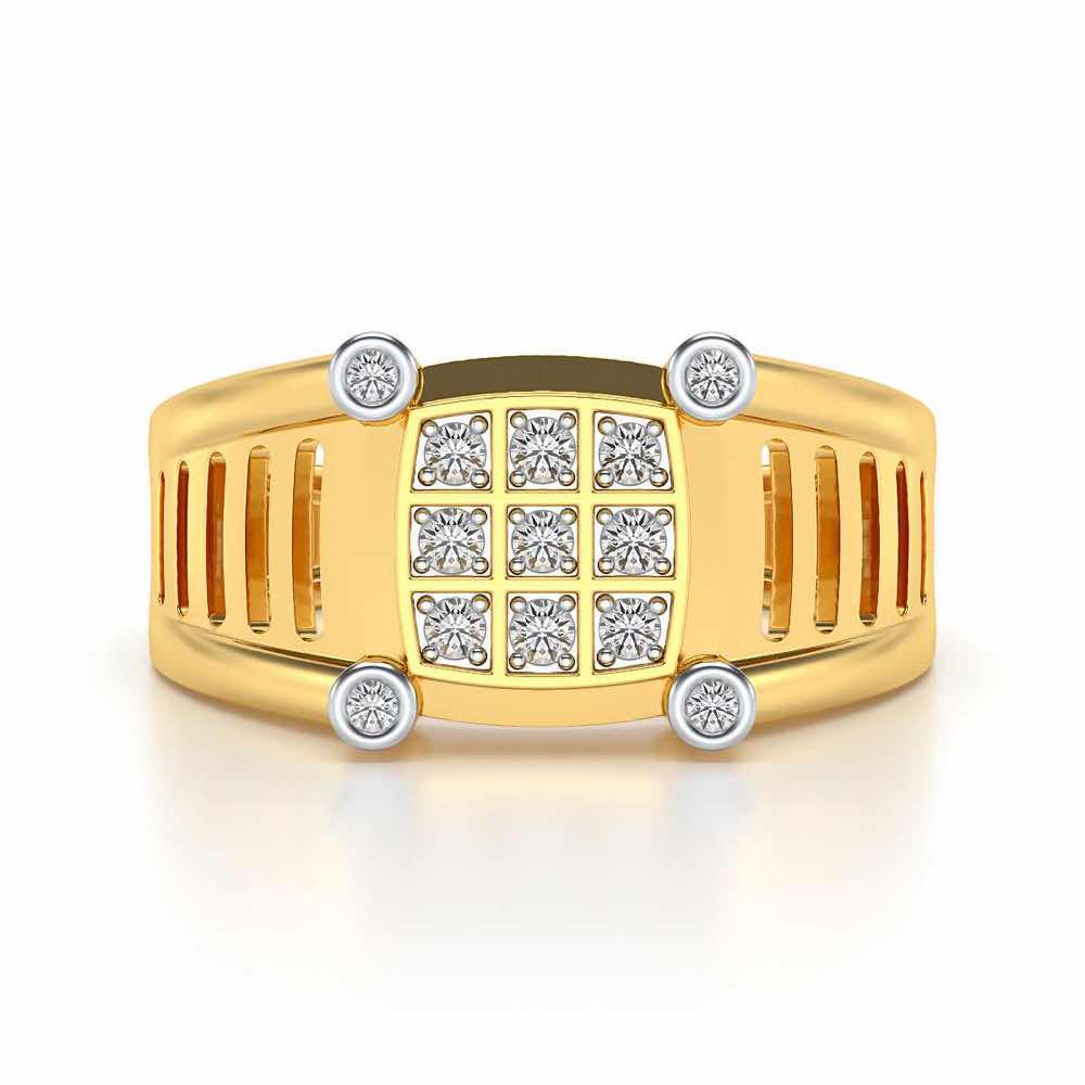 Royal Ring For Men - Yellow Gold - Image 4