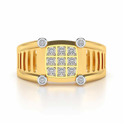 Royal Ring For Men - Yellow Gold - Image 4