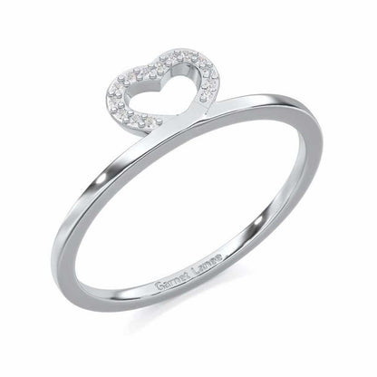 Royal Romance Silver Ring - White Gold - Image 1
