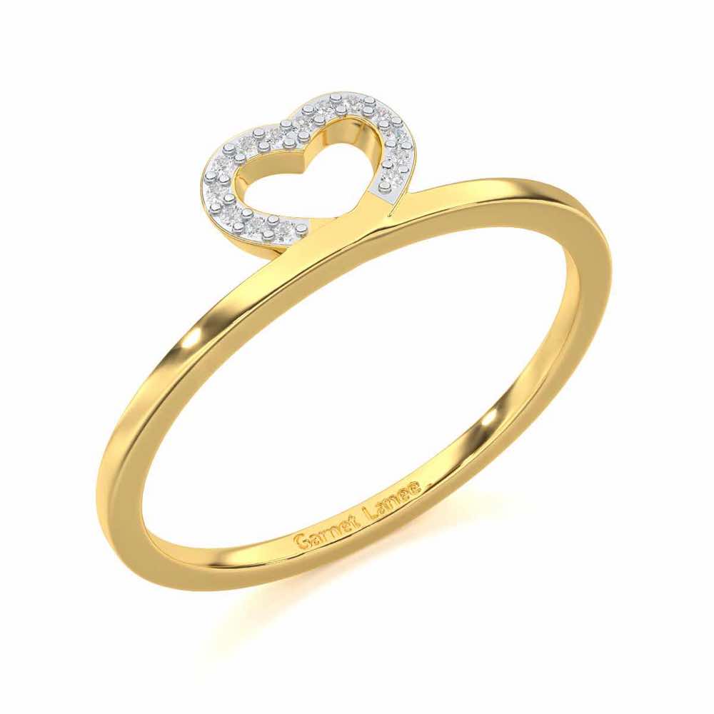 Royal Romance Silver Ring - Yellow Gold - Image 1