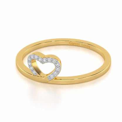 Royal Romance Silver Ring - Yellow Gold - Image 2