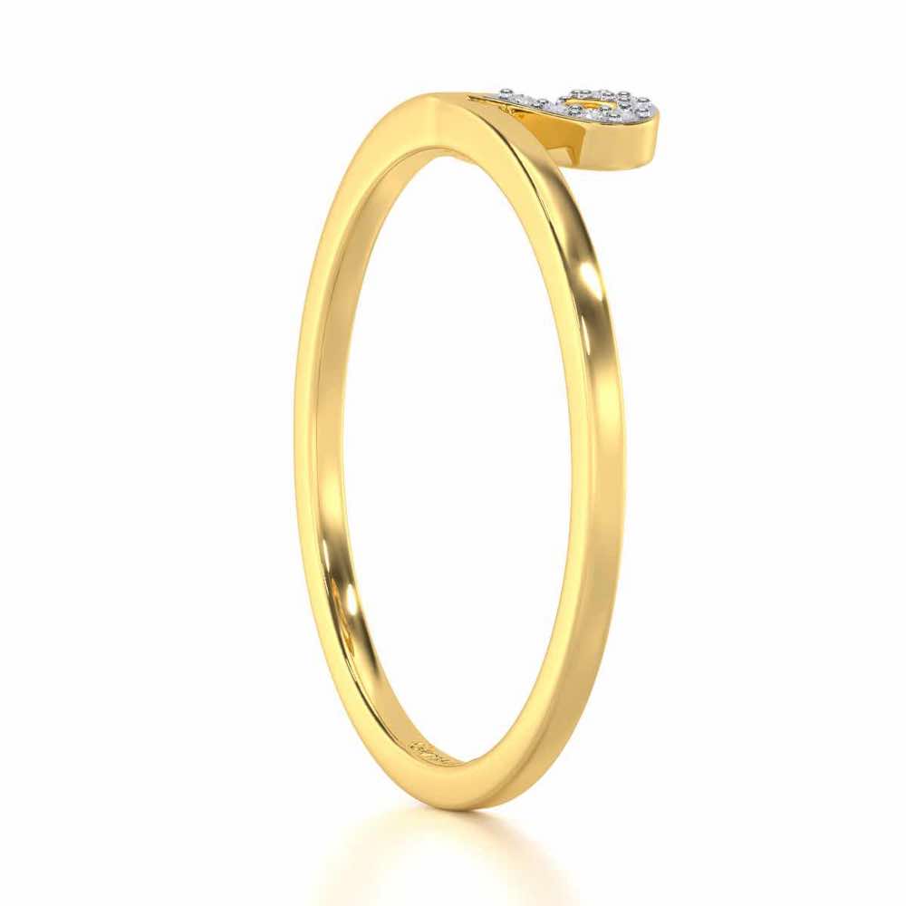 Royal Romance Silver Ring - Yellow Gold - Image 3