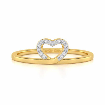 Royal Romance Silver Ring - Yellow Gold - Image 4