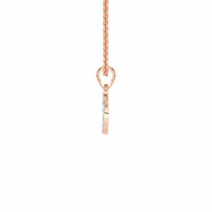 S-Luke Silver Pendant - Rose Gold - Image 3