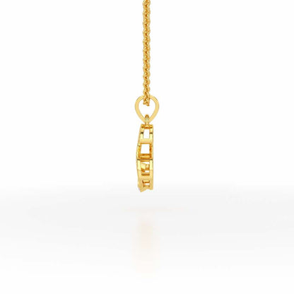 S-Spark Silver Pendant - Yellow Gold - Image 3