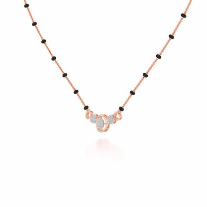 Saathi Silver Mangalsutra - Rose Gold - Image 2