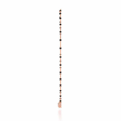 Saathi Silver Mangalsutra - Rose Gold - Image 4