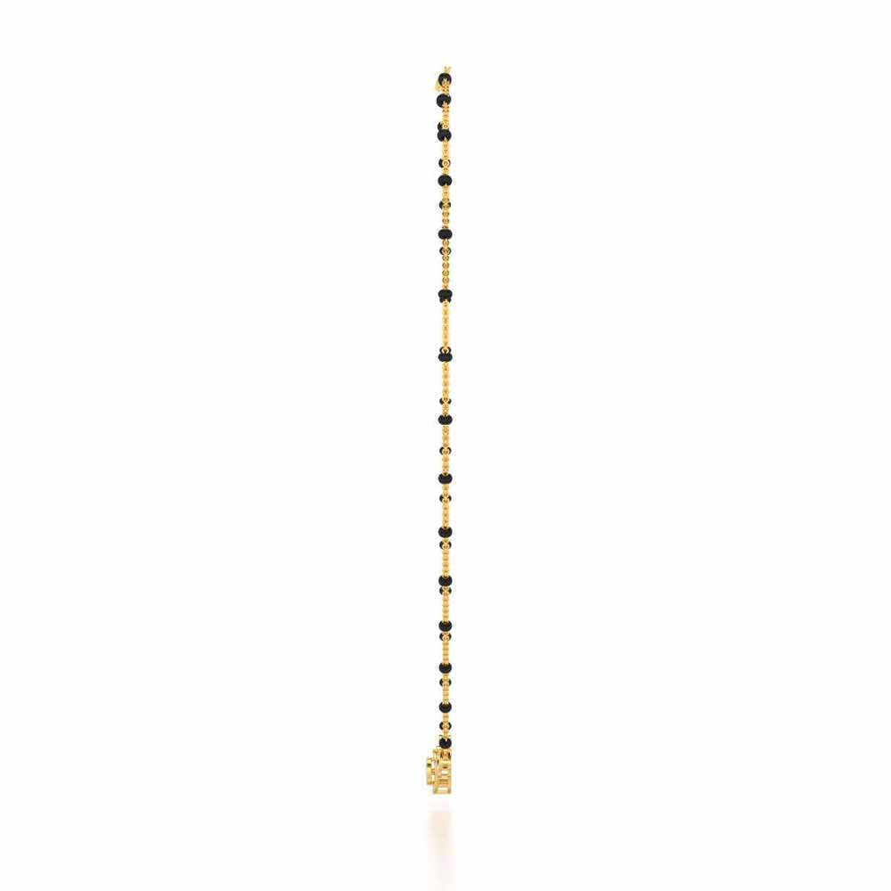 Saathi Silver Mangalsutra - Yellow Gold - Image 4