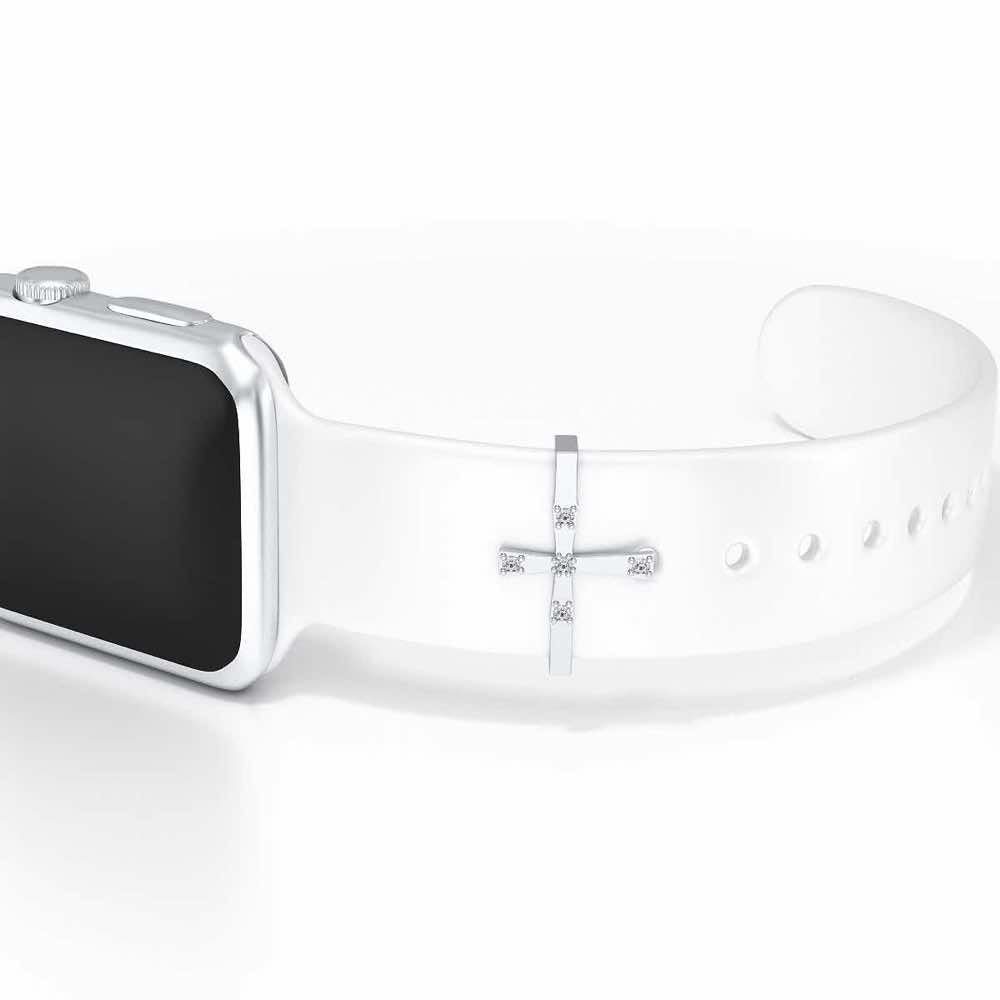 Sacred Silver Watch Band - White Gold - Image 1