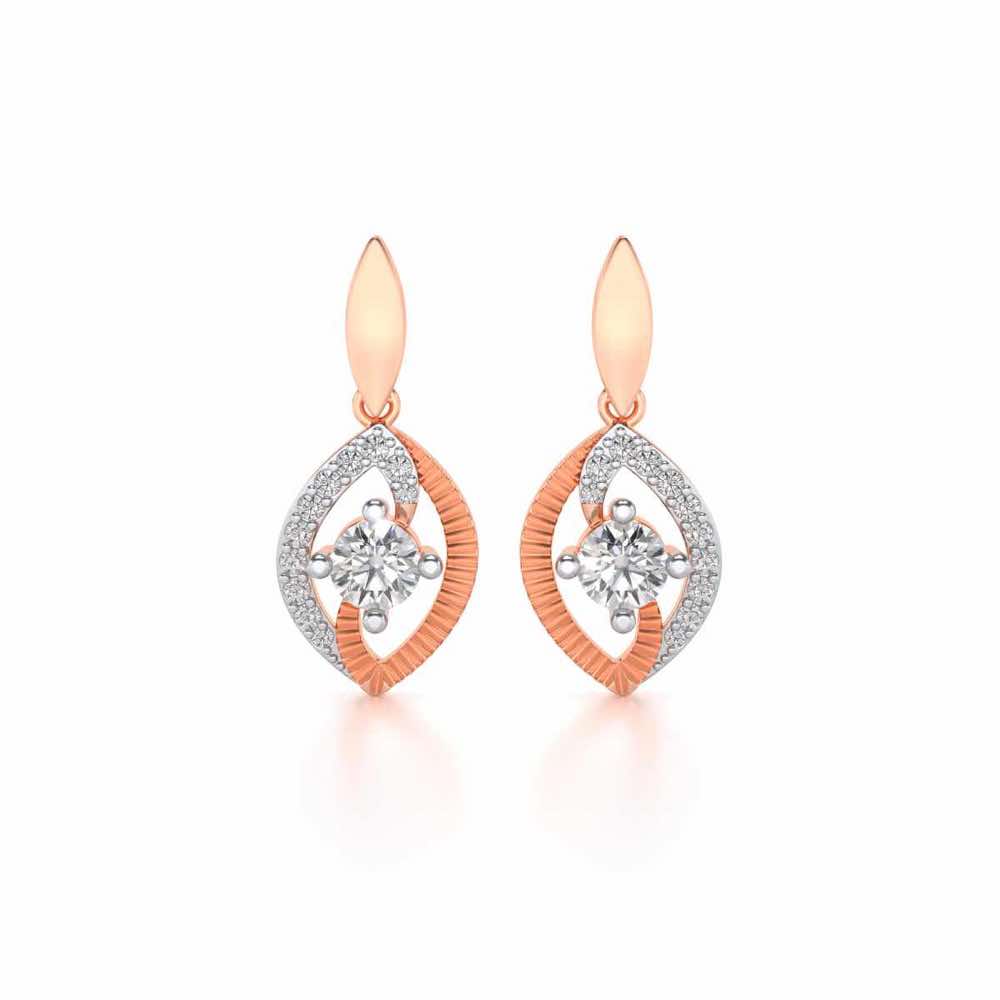 Sacred Earring Drops - Rose Gold - Image 1