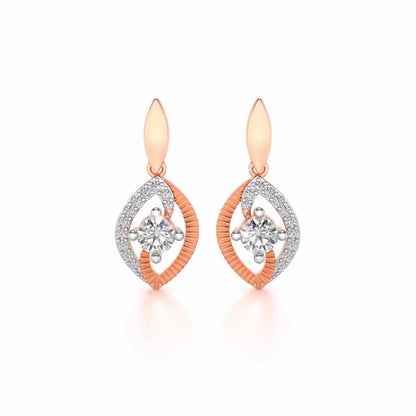 Sacred Earring Drops - Rose Gold - Image 1
