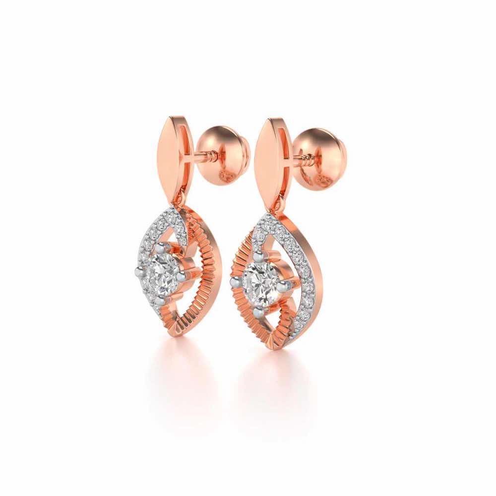 Sacred Earring Drops - Rose Gold - Image 3