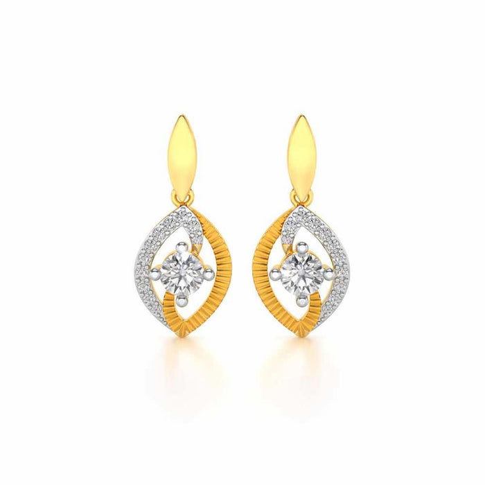 Sacred Earring Drops - Yellow Gold - Image 1