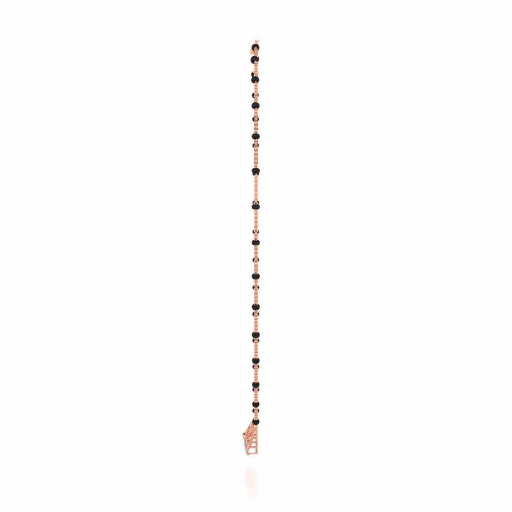 Sahitya Silver Mangalsutra - Rose Gold - Image 4