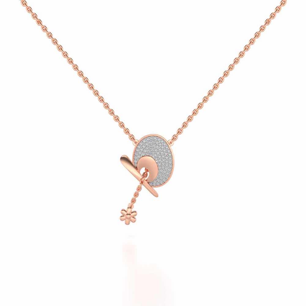 Samson Silver Pendant - Rose Gold - Image 2