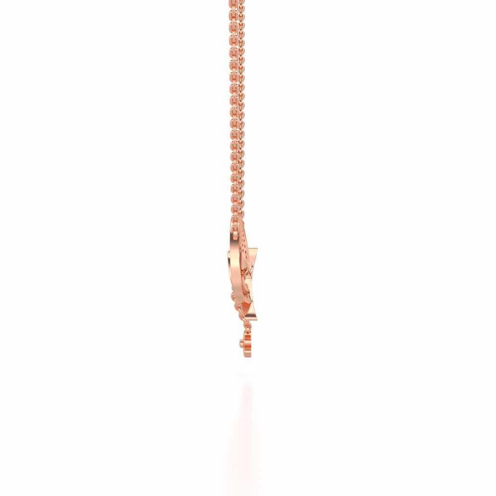 Samson Silver Pendant - Rose Gold - Image 3