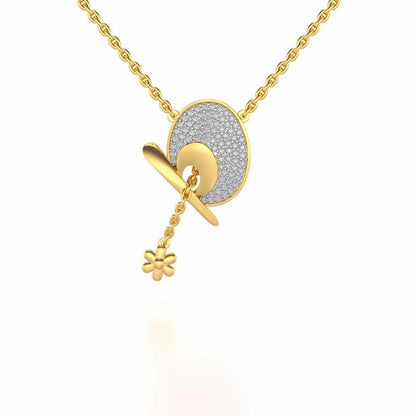 Samson Silver Pendant - Yellow Gold - Image 1