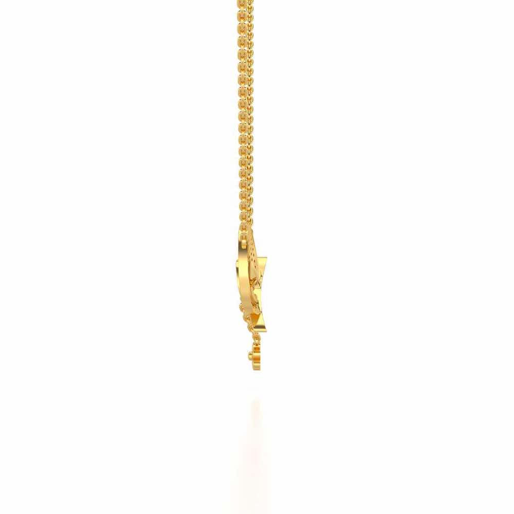 Samson Silver Pendant - Yellow Gold - Image 3