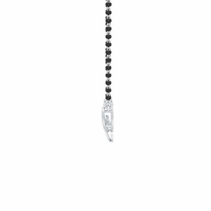 Saubhagya Ratna Silver Mangalsutra - White Gold - Image 4