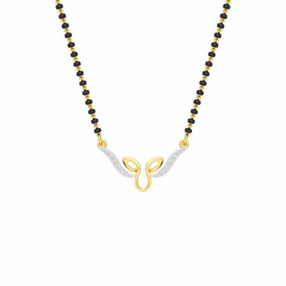 Saubhagya Ratna Silver Mangalsutra - Yellow Gold - Image 1