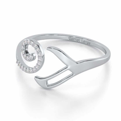 Scintillating Symphony Silver Ring - White Gold - Image 2