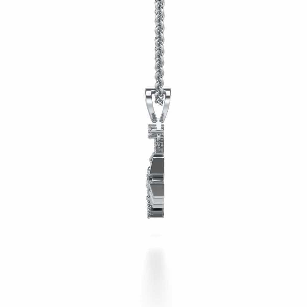 Scorpian Silver Pendant - White Gold - Image 4