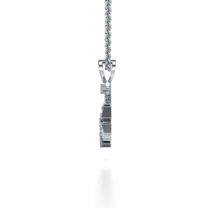 Scorpian Silver Pendant - White Gold - Image 4