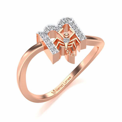 Scorpion Silver Ring - Rose Gold - Image 1