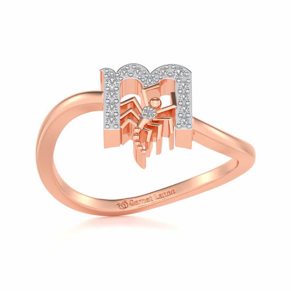 Scorpion Silver Ring - Rose Gold - Image 2