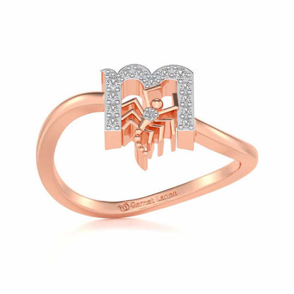 Scorpion Silver Ring - Rose Gold - Image 2