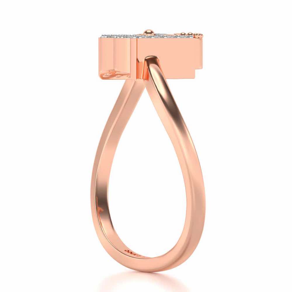 Scorpion Silver Ring - Rose Gold - Image 4