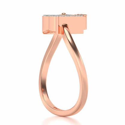 Scorpion Silver Ring - Rose Gold - Image 4