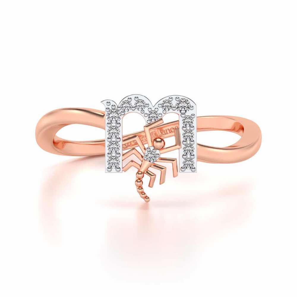 Scorpion Silver Ring - Rose Gold - Image 5