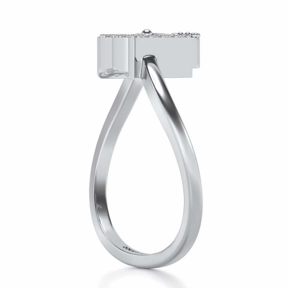 Scorpion Silver Ring - White Gold - Image 4