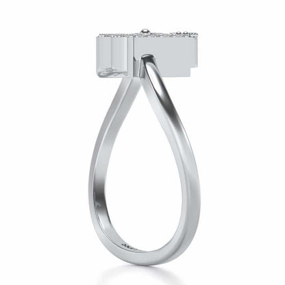 Scorpion Silver Ring - White Gold - Image 4
