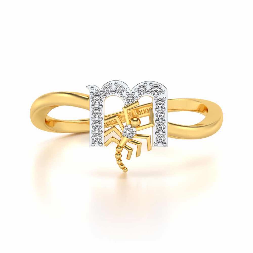 Scorpion Silver Ring - Yellow Gold - Image 5