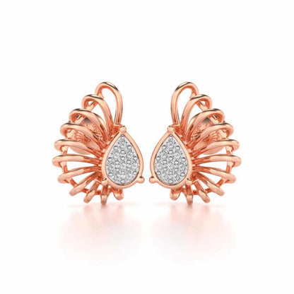 Seduisante Silver Studs - Rose Gold - Image 1
