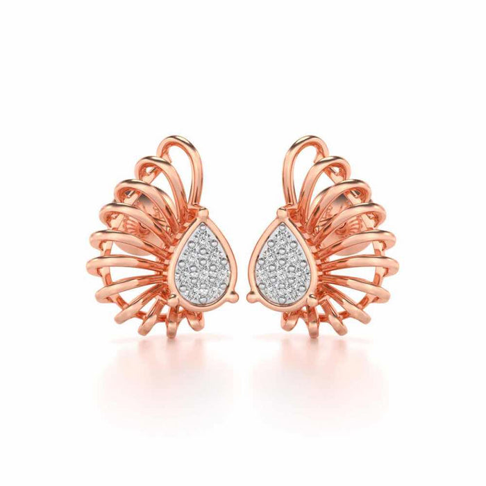Seduisante Silver Studs - Rose Gold - Image 1