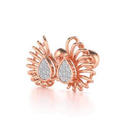 Seduisante Silver Studs - Rose Gold - Image 3