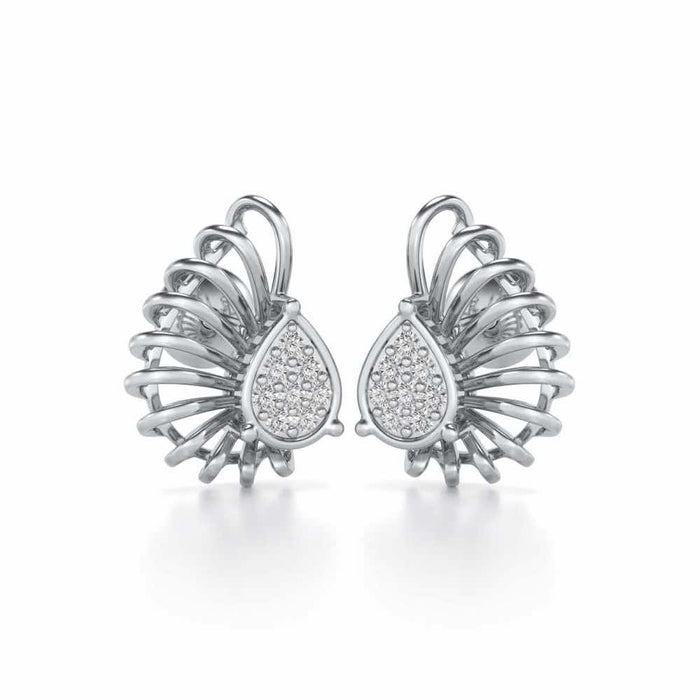 Seduisante Silver Studs - White Gold - Image 1