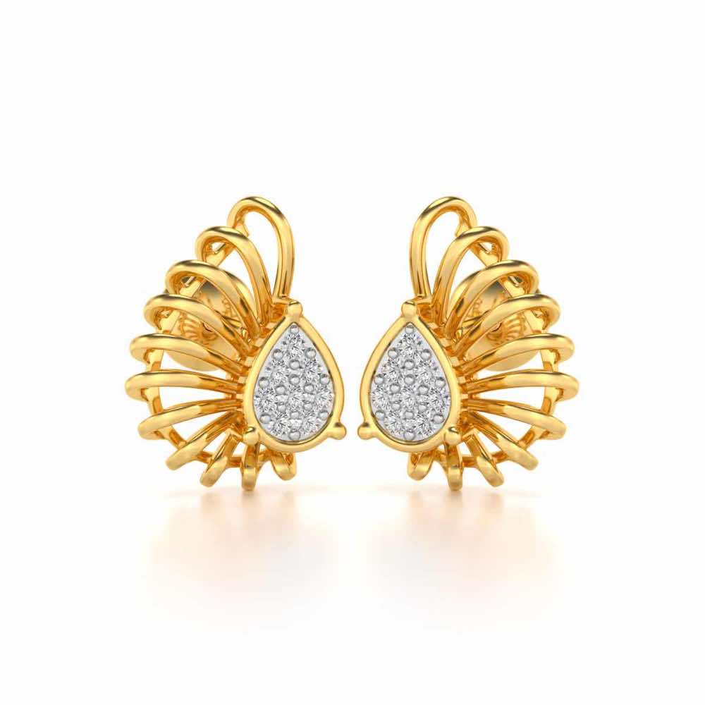 Seduisante Silver Studs - Yellow Gold - Image 1