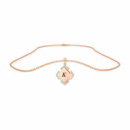 See You Here Silver Pendant_ - Rose Gold - Image 3