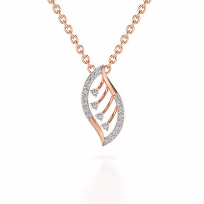 Seed Shine Silver Pendant - Rose Gold - Image 1