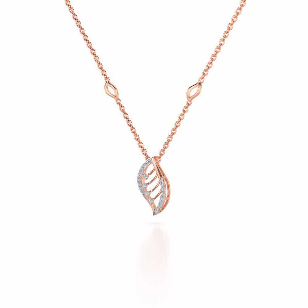 Seed Shine Silver Pendant - Rose Gold - Image 3