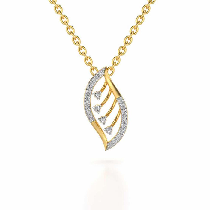 Seed Shine Silver Pendant - Yellow Gold - Image 1