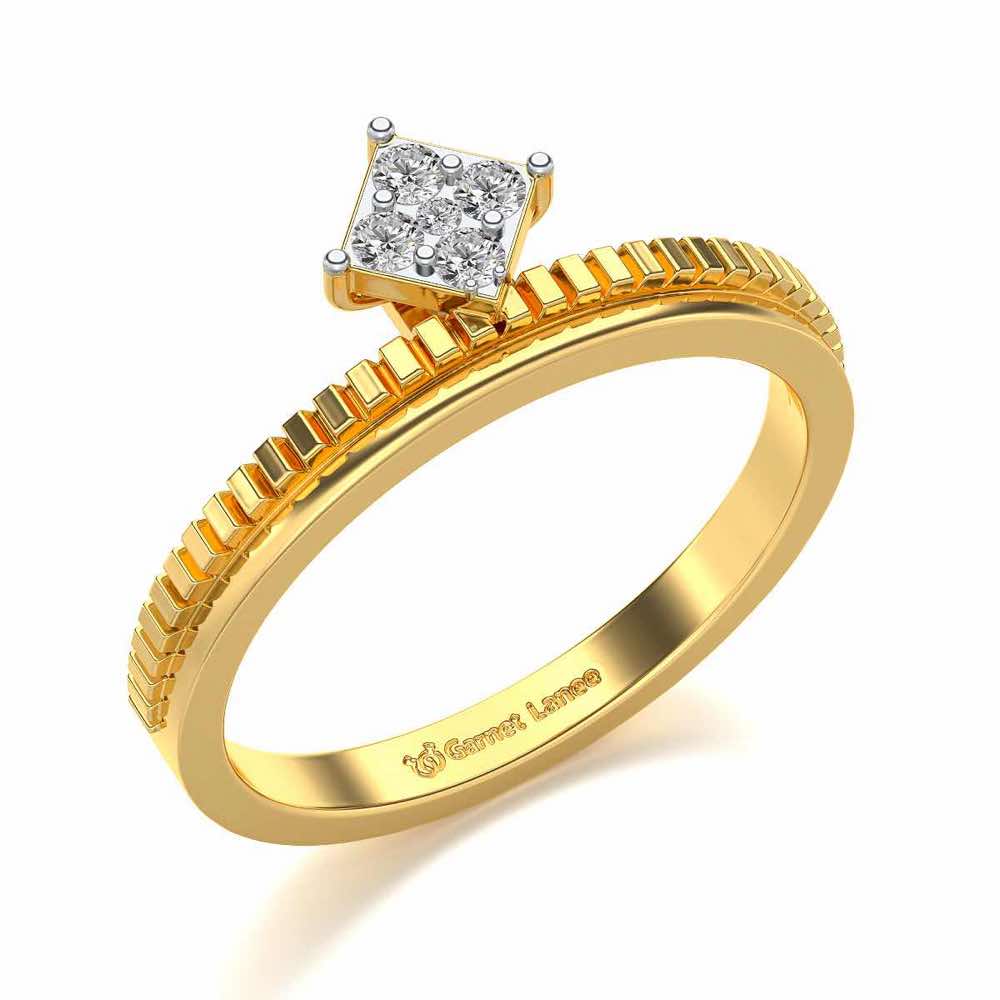 Sequa Silver Ring - Yellow Gold - Image 1