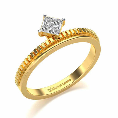 Sequa Silver Ring - Yellow Gold - Image 1