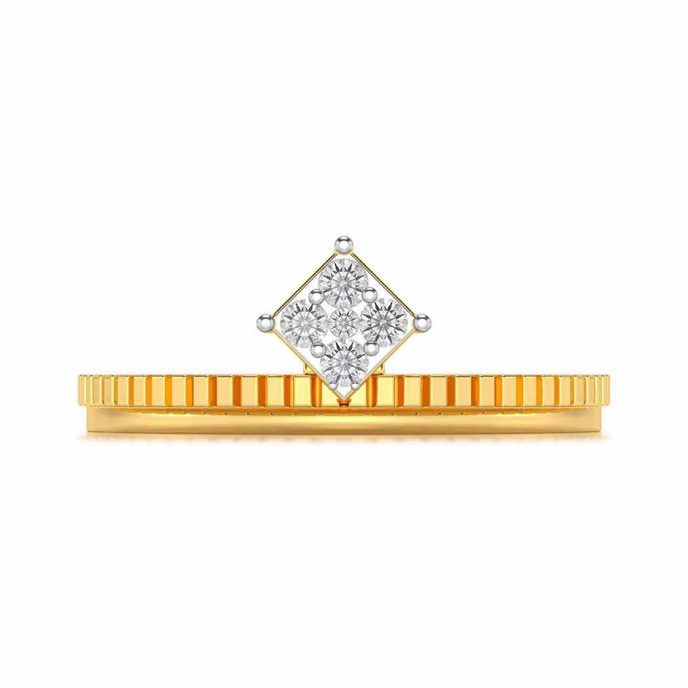 Sequa Silver Ring - Yellow Gold - Image 5